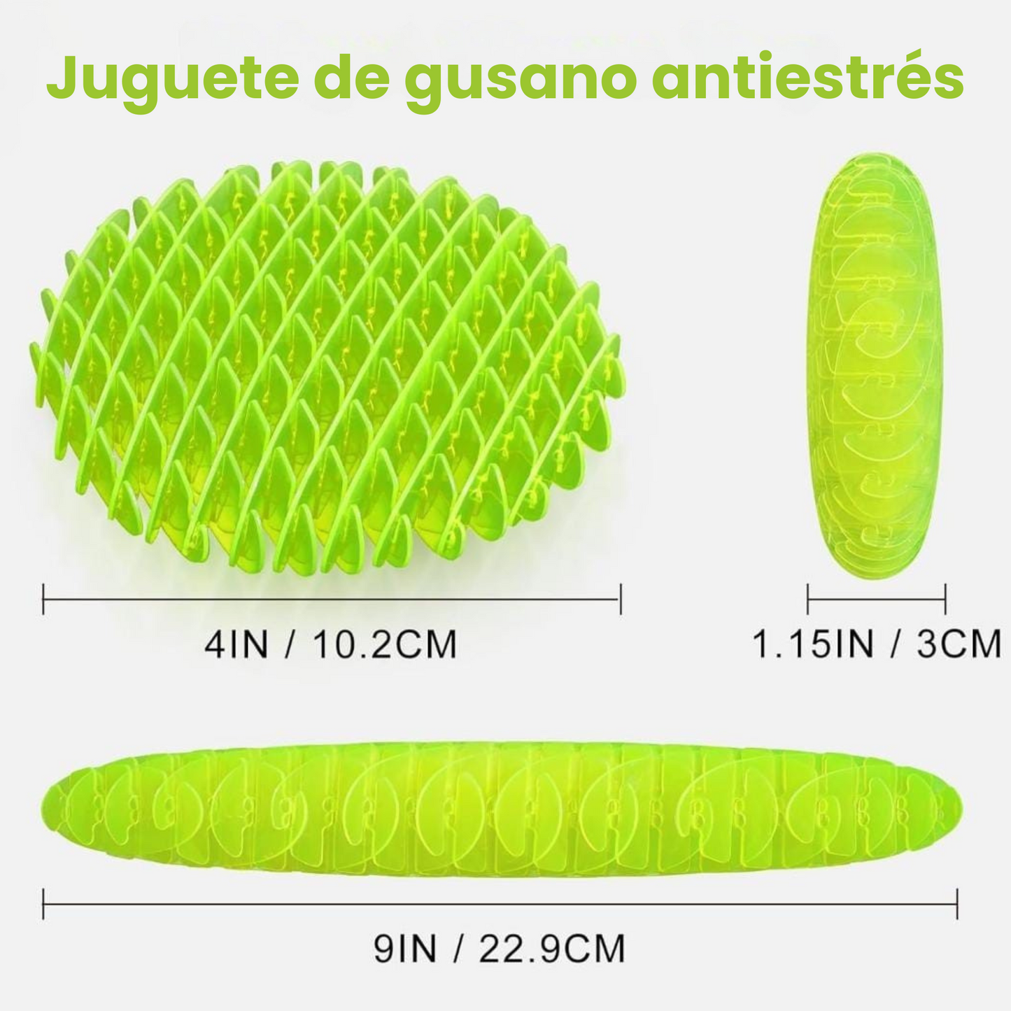 Gusano Antiestres Luminoso